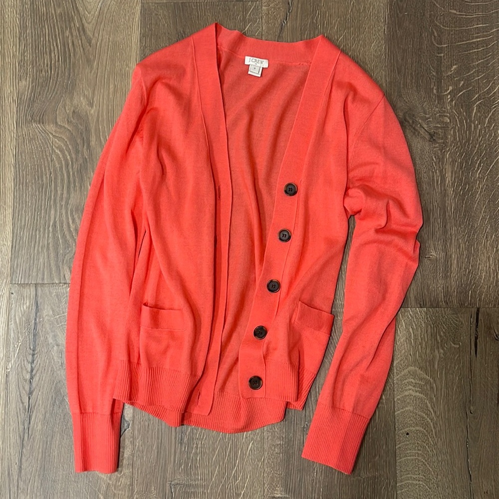 Coral J.Crew Sweater size Medium